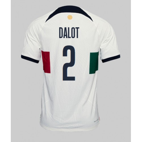 Maillot de foot le Portugal Diogo Dalot #2 Extérieur Monde 2022 Manches Courte
